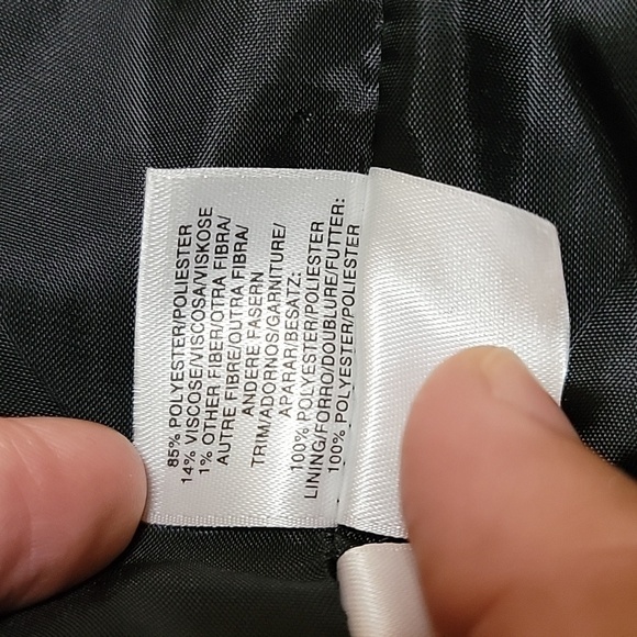 Women's Kasper Open-Front Jacket Blazer, Black, Size 16, EUC - Picture 8 of 8